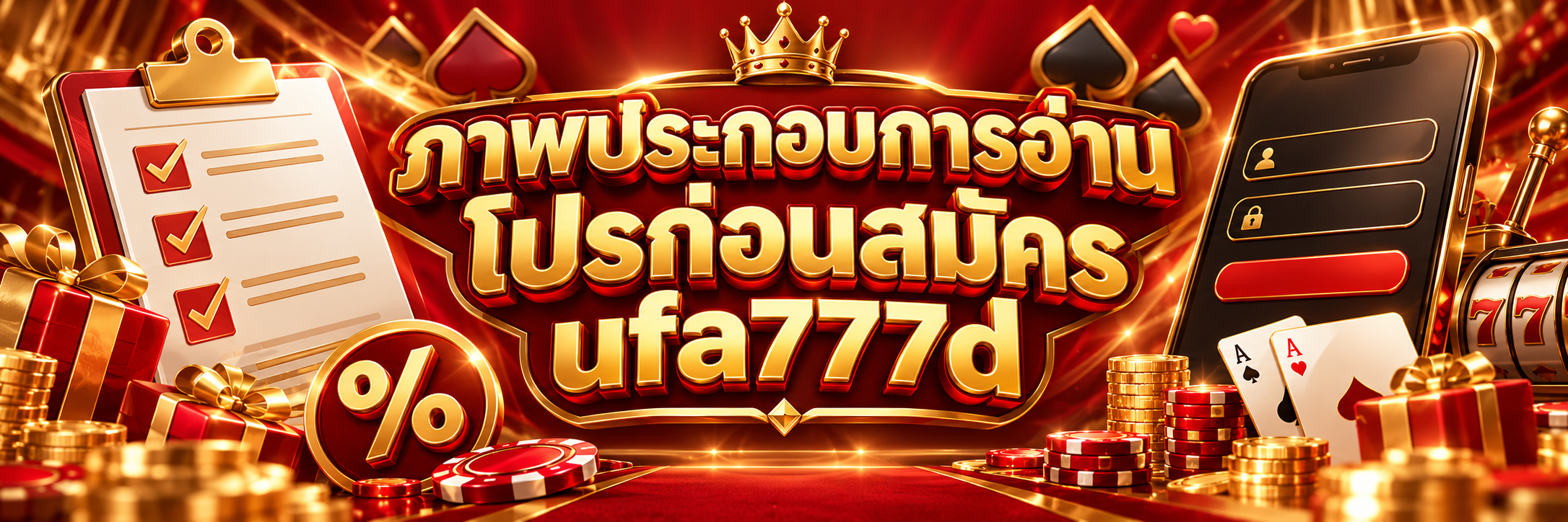 ภาพประกอบการอ่านโปรก่อนสมัคร ufa777d